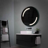 Specchio LED Rotondo | Controllo tramite interruttore a muro | Luce bianca neutra - Reyze Serie Salono Modello 3